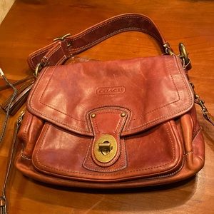 Coach Brown Leather Shoulder Bag
